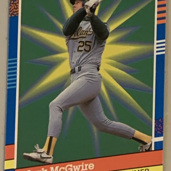 1991 Donruss Baseball Cards Mark McGwire All-Star Grand Slam - Picture 6 of 7